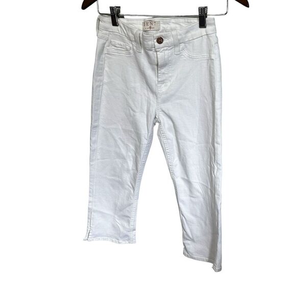 Jen7 by 7 for all mankind white Capri pants strechy jeans size 2 - Picture 1 of 6